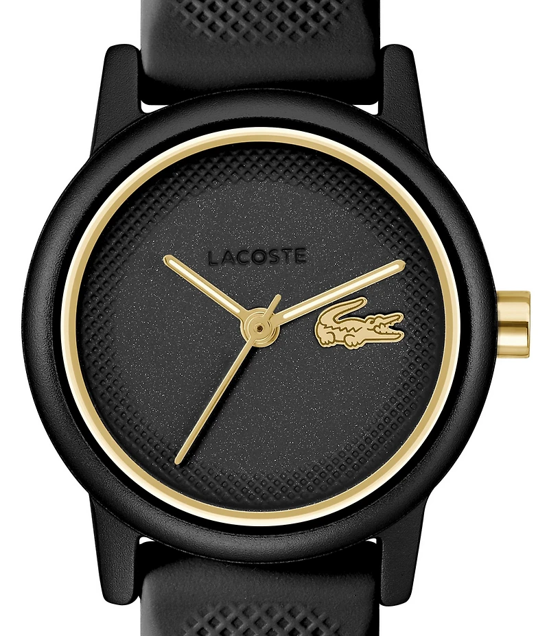 Lacoste Women's L.12.12 Three Hand Silicone Strap Watch