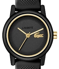 Lacoste Women's L.12.12 Three Hand Silicone Strap Watch
