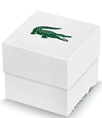 Lacoste Women's L.12.12 Three Hand Silicone Strap Watch