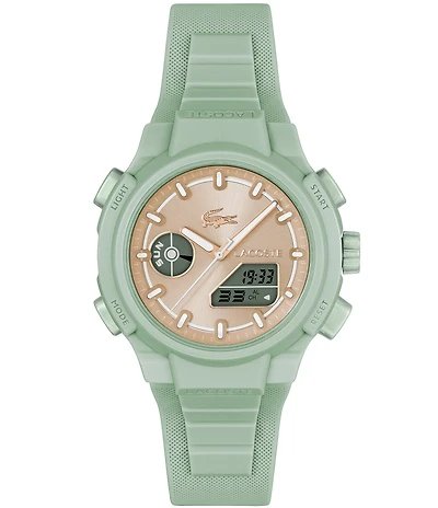 Lacoste Women's LC33 Ana-Digi Silicone Strap Watch