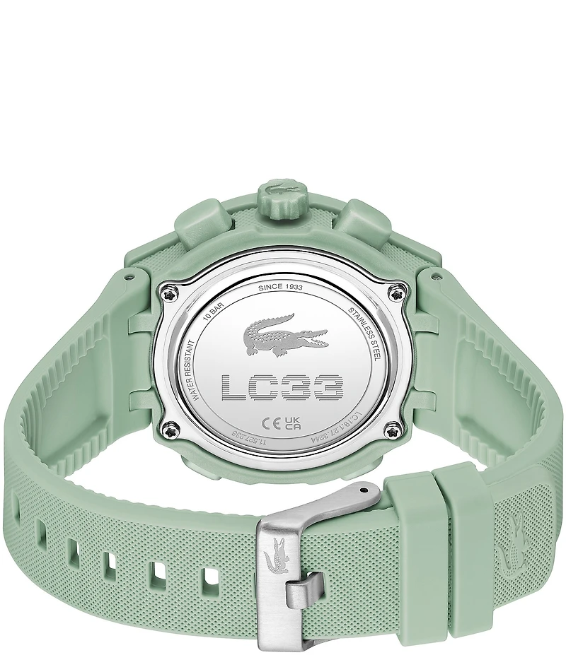 Lacoste Women's LC33 Ana-Digi Silicone Strap Watch
