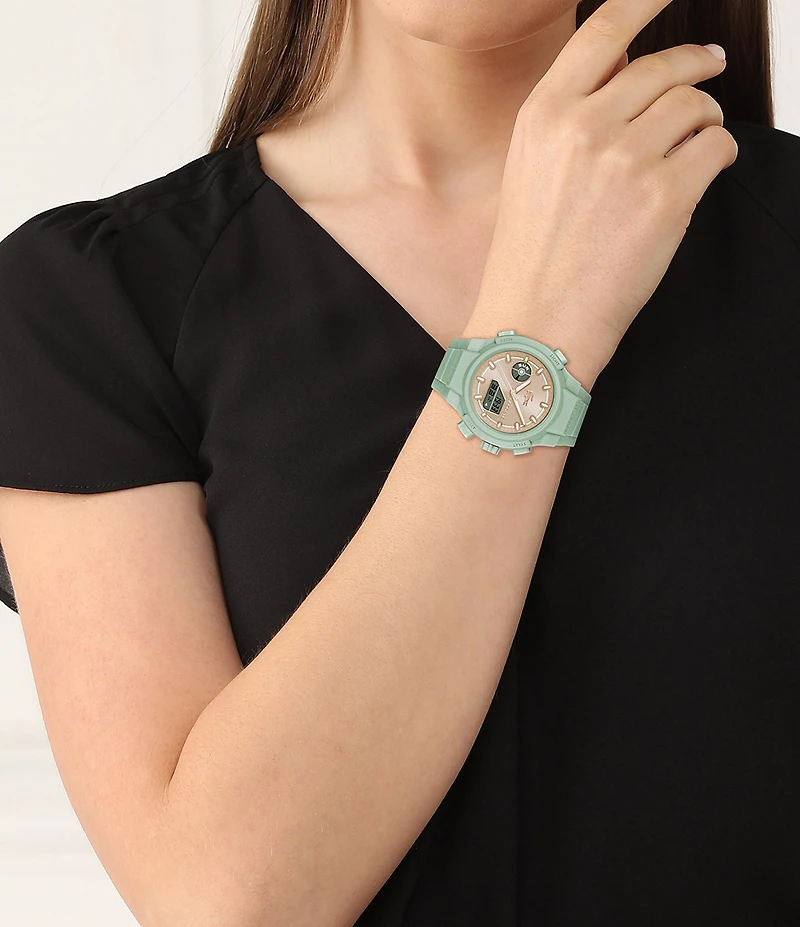 Lacoste Women's LC33 Ana-Digi Silicone Strap Watch