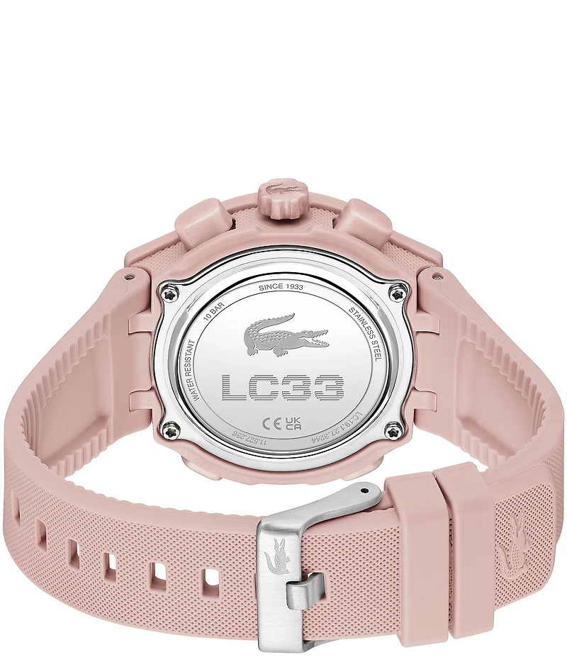 Lacoste Women's LC33 Ana-Digi Silicone Strap Watch