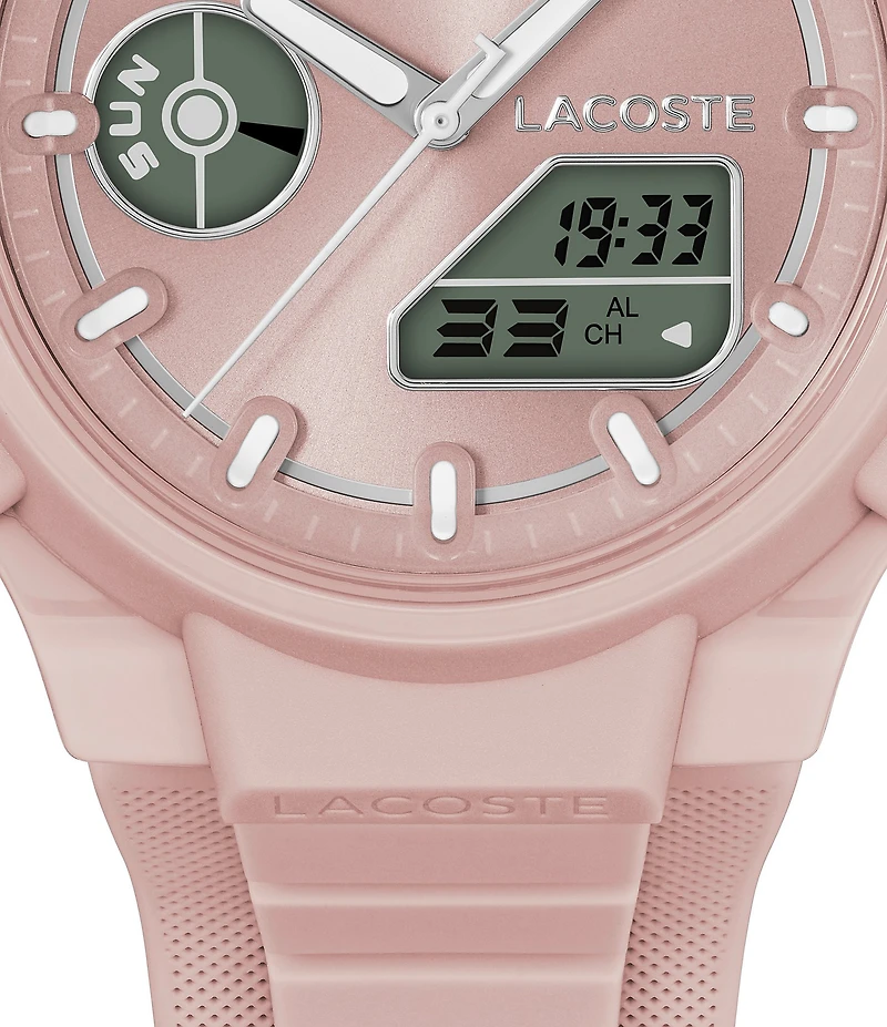 Lacoste Women's LC33 Ana-Digi Silicone Strap Watch