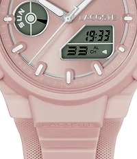 Lacoste Women's LC33 Ana-Digi Silicone Strap Watch