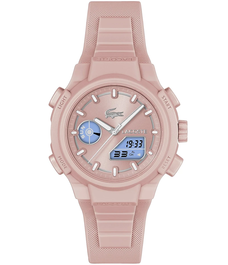 Lacoste Women's LC33 Ana-Digi Silicone Strap Watch