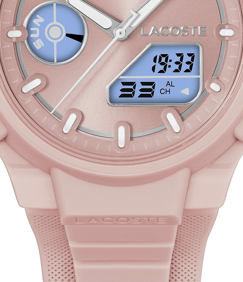 Lacoste Women's LC33 Ana-Digi Silicone Strap Watch