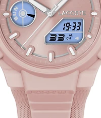 Lacoste Women's LC33 Ana-Digi Silicone Strap Watch