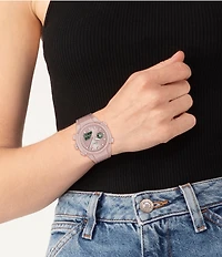 Lacoste Women's LC33 Ana-Digi Silicone Strap Watch
