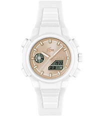 Lacoste Women's LC33 Ana-Digi Silicone Strap Watch