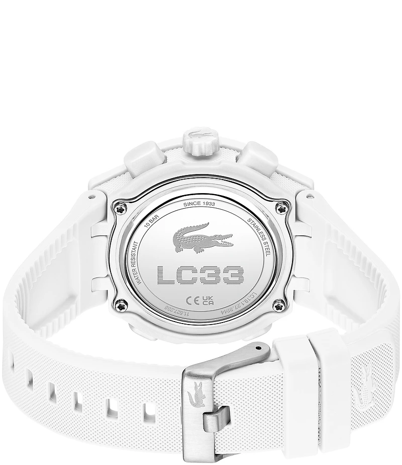 Lacoste Women's LC33 Ana-Digi Silicone Strap Watch