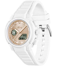 Lacoste Women's LC33 Ana-Digi Silicone Strap Watch