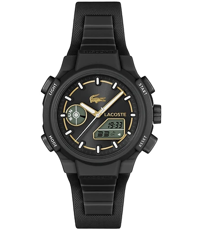 Lacoste Women's LC33 Ana-Digi Silicone Strap Watch
