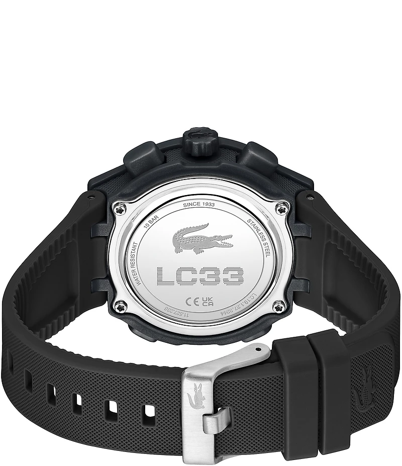 Lacoste Women's LC33 Ana-Digi Silicone Strap Watch