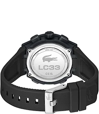 Lacoste Women's LC33 Ana-Digi Silicone Strap Watch