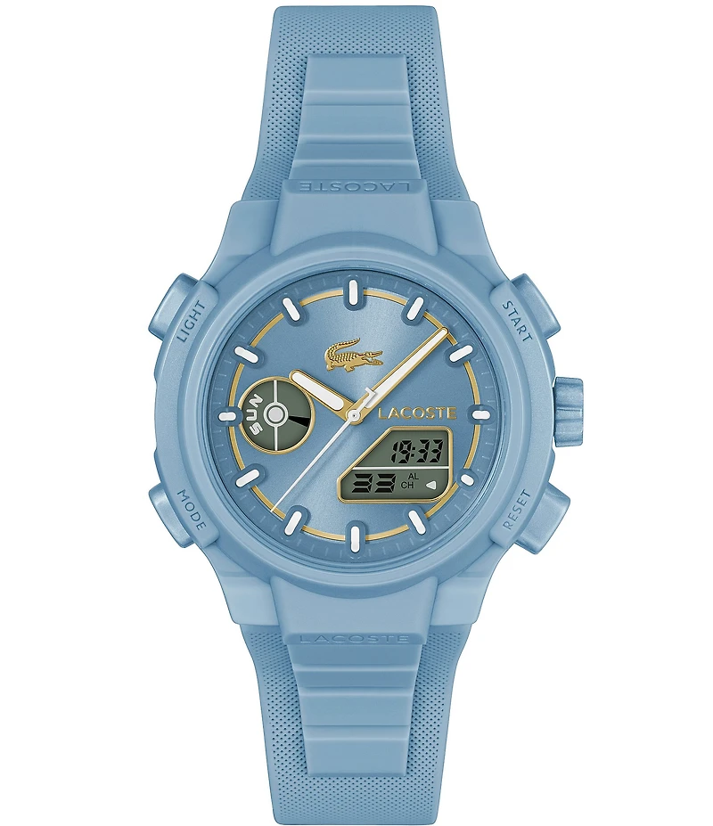 Lacoste Women's LC33 Ana-Digi Silicone Strap Watch