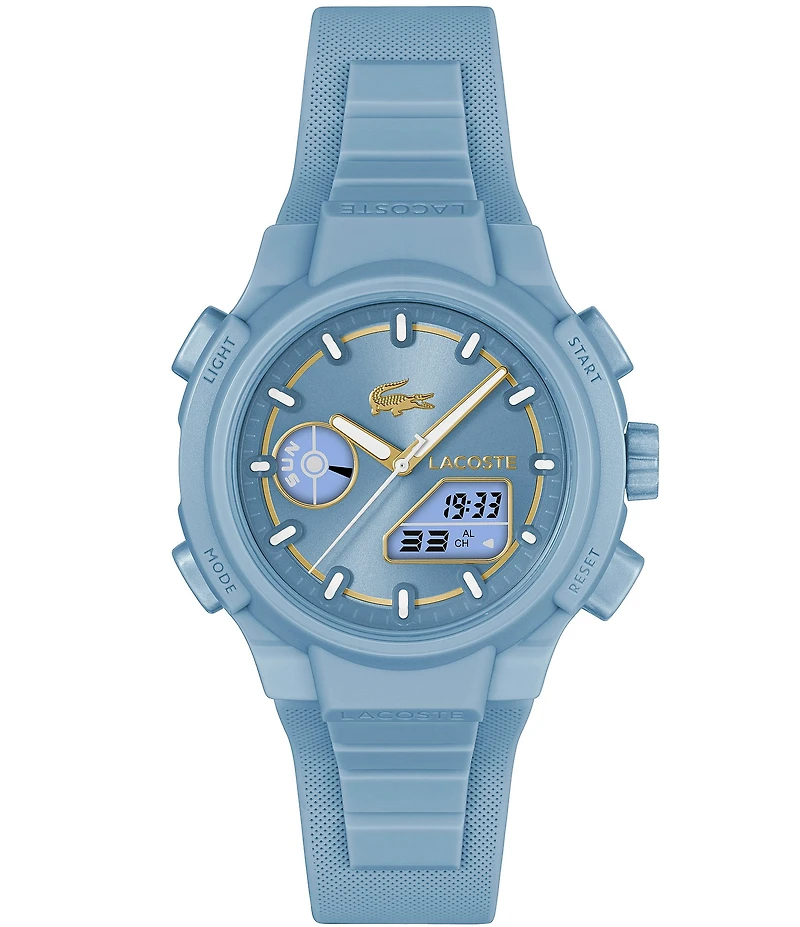 Lacoste Women's LC33 Ana-Digi Silicone Strap Watch