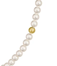 Lacoste Women's Matchpoint Pearl Collar Necklace
