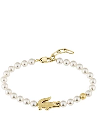 Lacoste Women's Matchpoint Pearl Line Bracelet