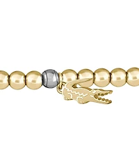 Lacoste Women's Orbe IP Gold Stretch Bracelet