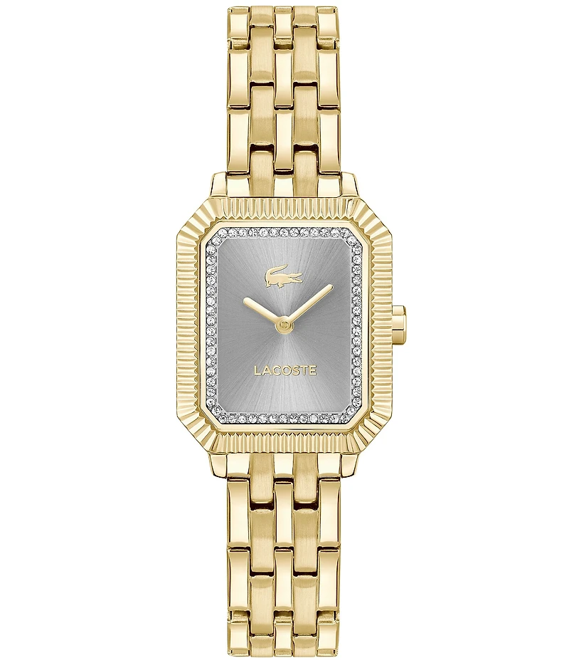 Lacoste Women's Parisienne Analog Gold Tone Stainless Steel Bracelet Watch