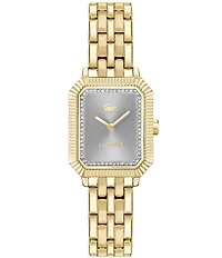 Lacoste Women's Parisienne Analog Gold Tone Stainless Steel Bracelet Watch
