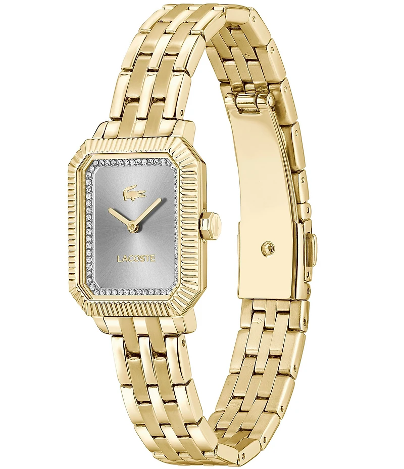 Lacoste Women's Parisienne Analog Gold Tone Stainless Steel Bracelet Watch