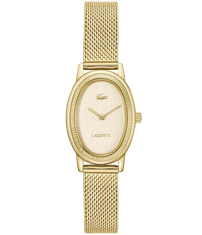 Lacoste Women's Parisienne Two Hand Stainless Steel Mesh Bracelet Watch
