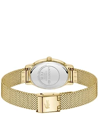 Lacoste Women's Parisienne Two Hand Stainless Steel Mesh Bracelet Watch