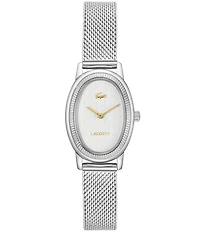 Lacoste Women's Parisienne Two Hand Stainless Steel Mesh Bracelet Watch