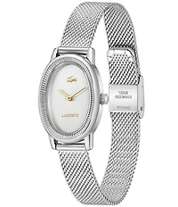 Lacoste Women's Parisienne Two Hand Stainless Steel Mesh Bracelet Watch