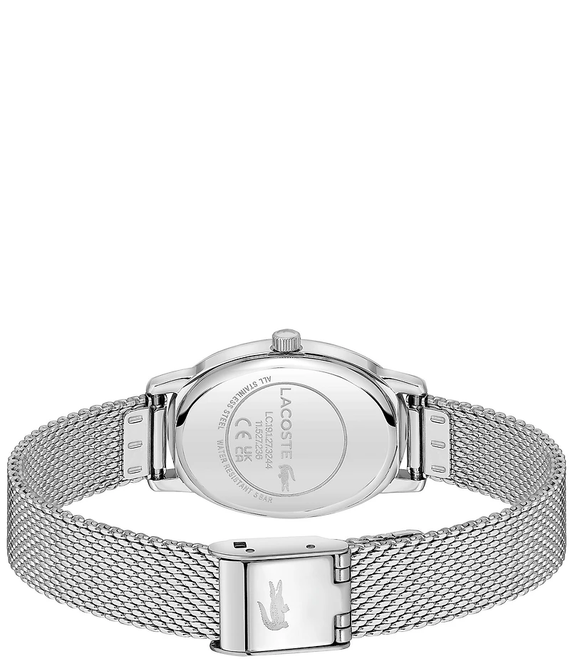 Lacoste Women's Parisienne Two Hand Stainless Steel Mesh Bracelet Watch