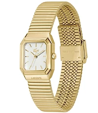 Lacoste Women's Rene Three Hand Stainless Steel Mesh Bracelet Watch
