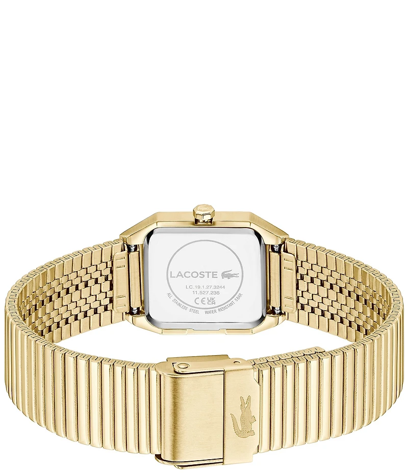 Lacoste Women's Rene Three Hand Stainless Steel Mesh Bracelet Watch