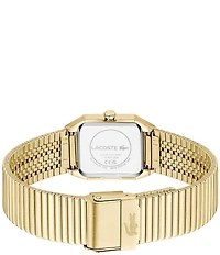 Lacoste Women's Rene Three Hand Stainless Steel Mesh Bracelet Watch