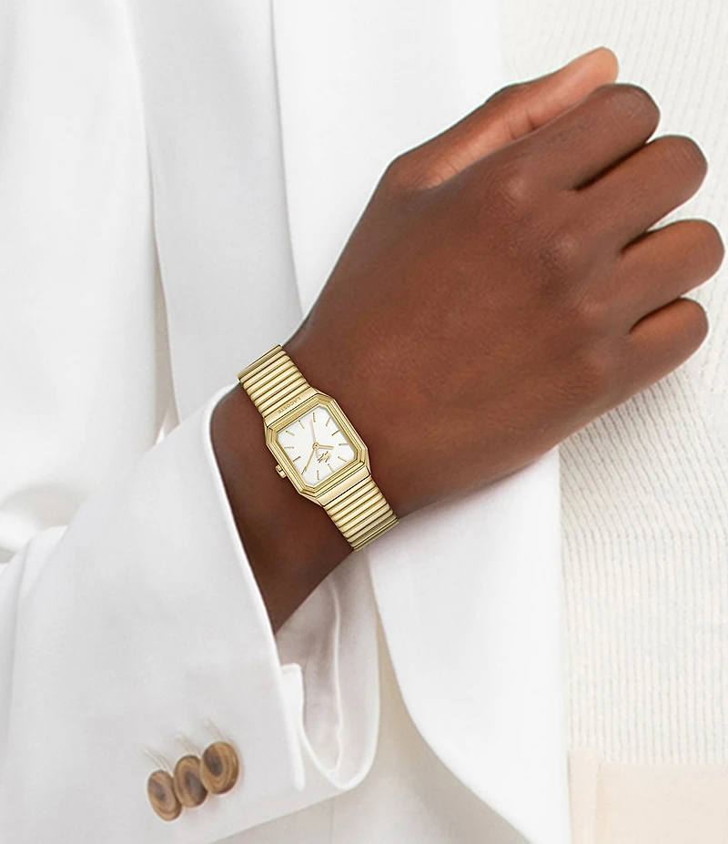 Lacoste Women's Rene Three Hand Stainless Steel Mesh Bracelet Watch