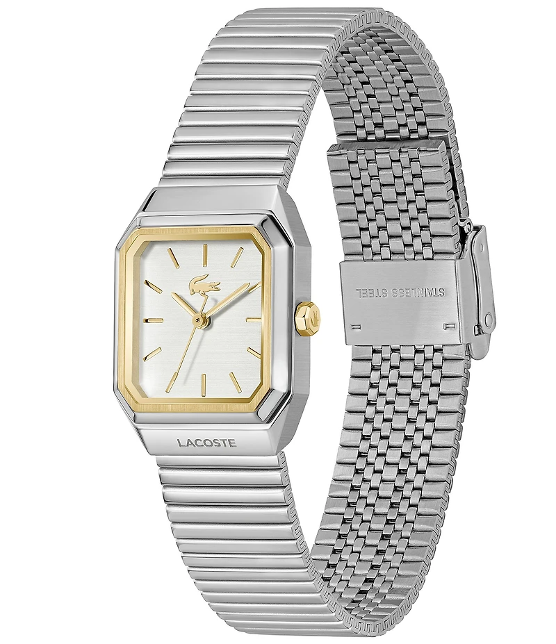 Lacoste Women's Rene Three Hand Stainless Steel Mesh Bracelet Watch