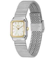Lacoste Women's Rene Three Hand Stainless Steel Mesh Bracelet Watch