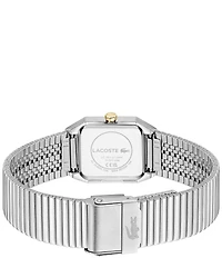 Lacoste Women's Rene Three Hand Stainless Steel Mesh Bracelet Watch