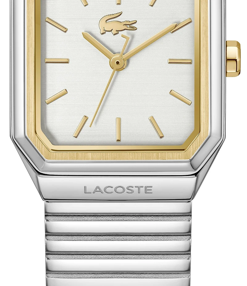 Lacoste Women's Rene Three Hand Stainless Steel Mesh Bracelet Watch