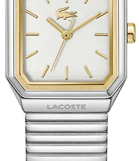 Lacoste Women's Rene Three Hand Stainless Steel Mesh Bracelet Watch