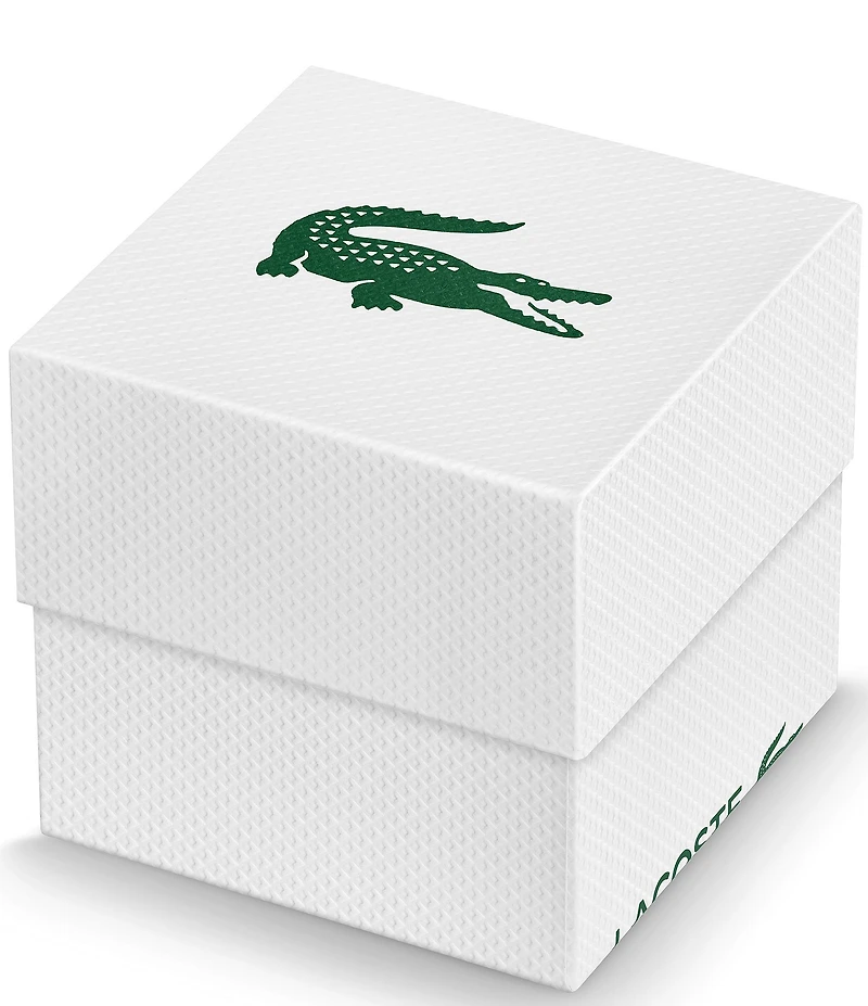 Lacoste Women's Rene Three Hand Stainless Steel Mesh Bracelet Watch