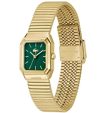 Lacoste Women's Rene Three Hand Stainless Steel Mesh Bracelet Watch