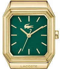 Lacoste Women's Rene Three Hand Stainless Steel Mesh Bracelet Watch