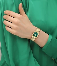 Lacoste Women's Rene Three Hand Stainless Steel Mesh Bracelet Watch