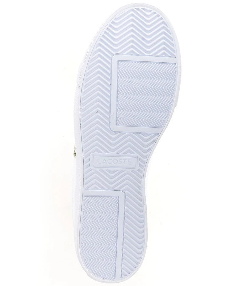 Lacoste Women's Ziane Leather Lace Up Platform Sneakers