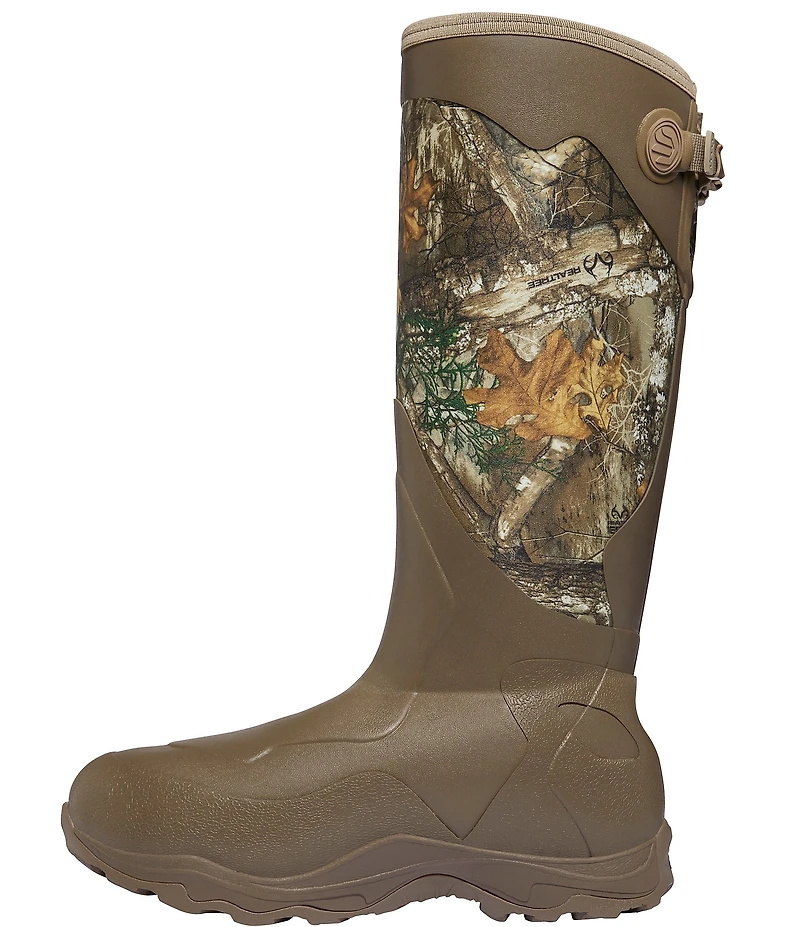 LaCrosse Men's Alpha Agility 17#double; Waterproof Rubber Realtree Edge 1200G Hunting Boots