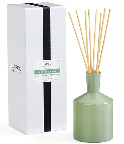 LAFCO New York Fresh Cut Gardenia Classic 6oz Reed Diffuser