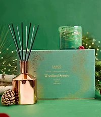 LAFCO New York Woodland Spruce Classic Candle & Reed Diffuser Set