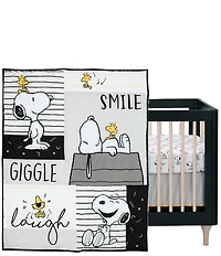 Lambs & Ivy Classic Snoopy 3-Piece Nursey Baby Crib Bedding Set